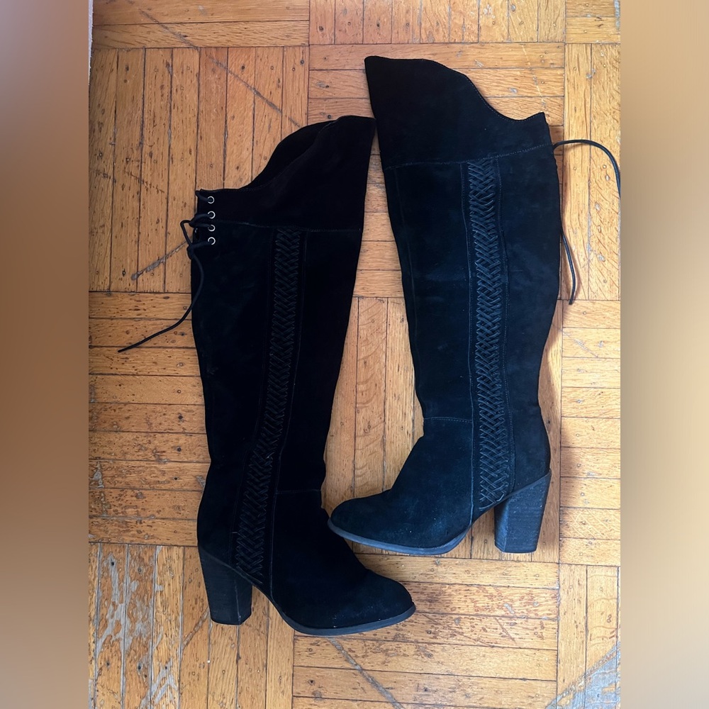 Sbicca vintage collection suede knee high boots